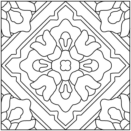 FD100 – Line Art – California Pottery and Tile Works